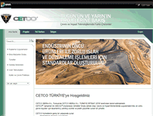 Tablet Screenshot of cetco.com.tr