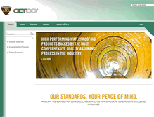 Tablet Screenshot of cetco.co.uk