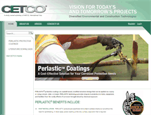 Tablet Screenshot of corrosionprotection.cetco.com